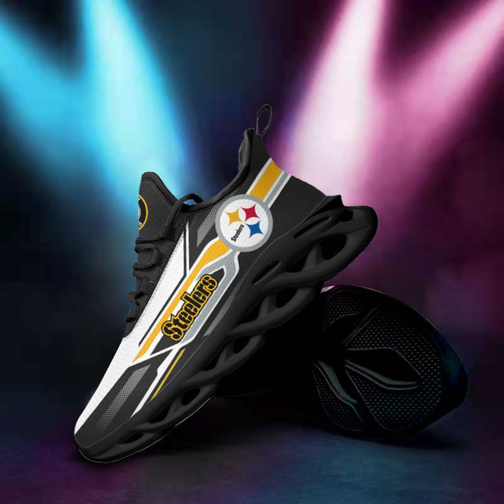 Ideafootwear Pittsburgh Steelers Max Soul Shoes Sneakers For Men And Women 165