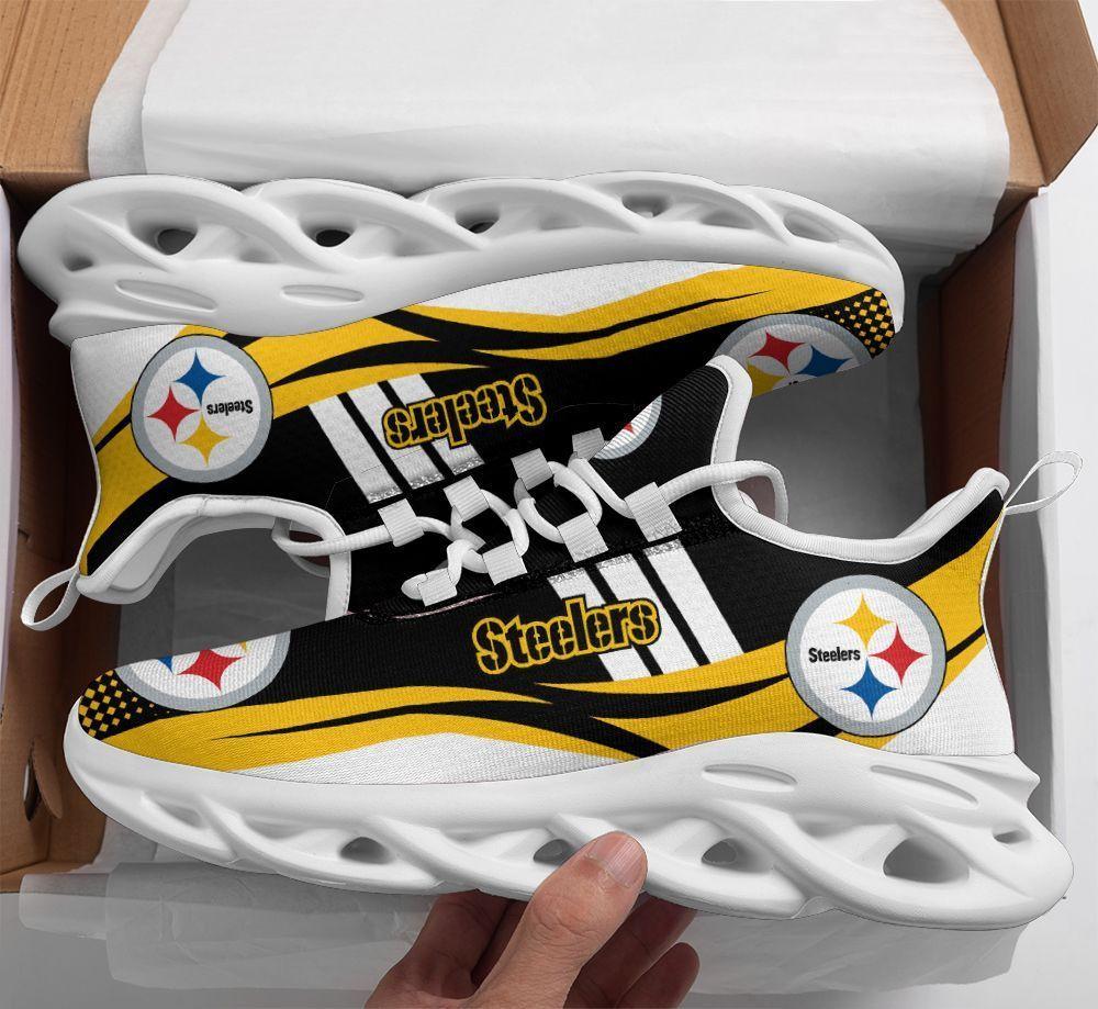 Ideafootwear Pittsburgh Steelers Max Soul Shoes Sneakers For Men And Women 7
