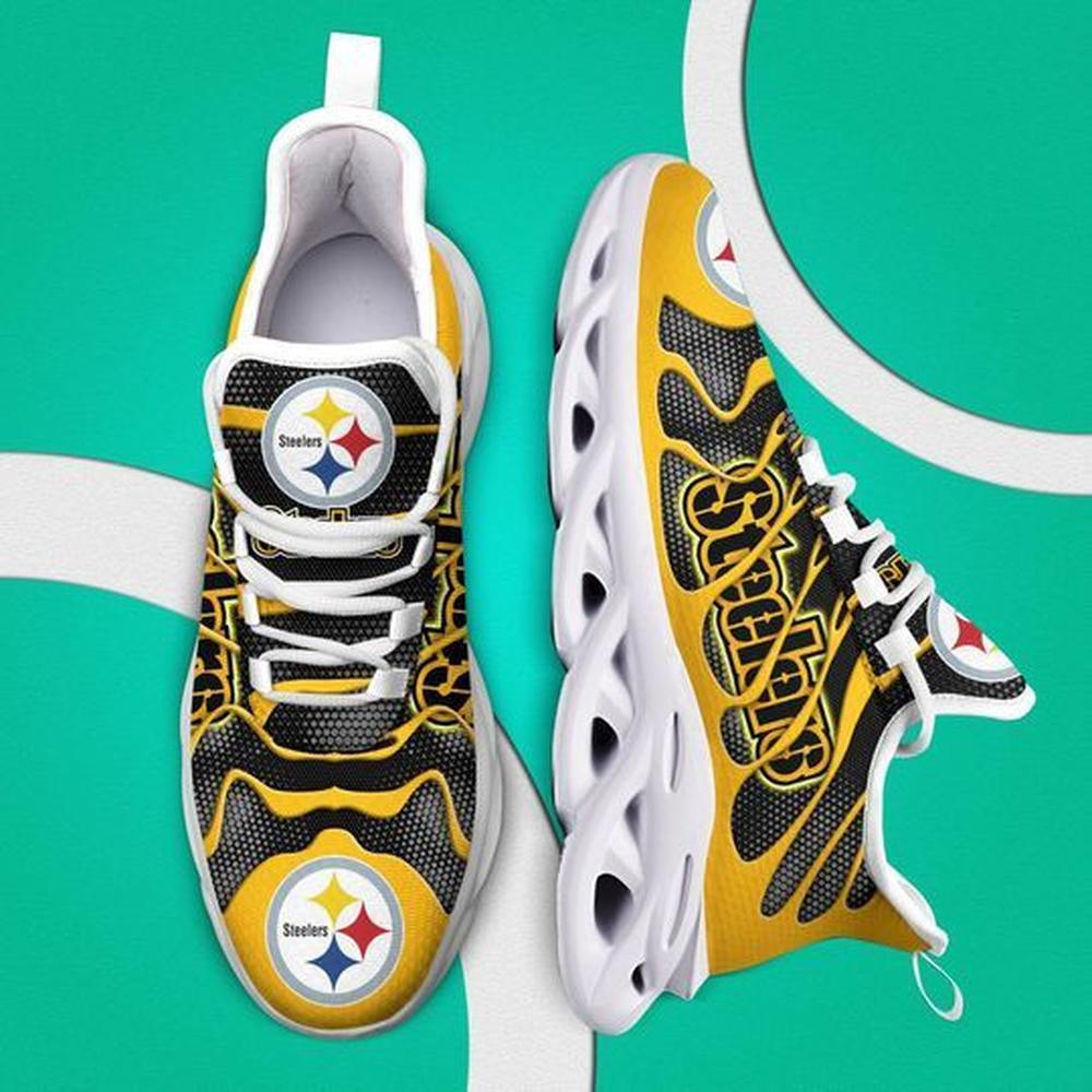 Ideafootwear Pittsburgh Steelers Max Soul Shoes Sneakers For Men And Women 17