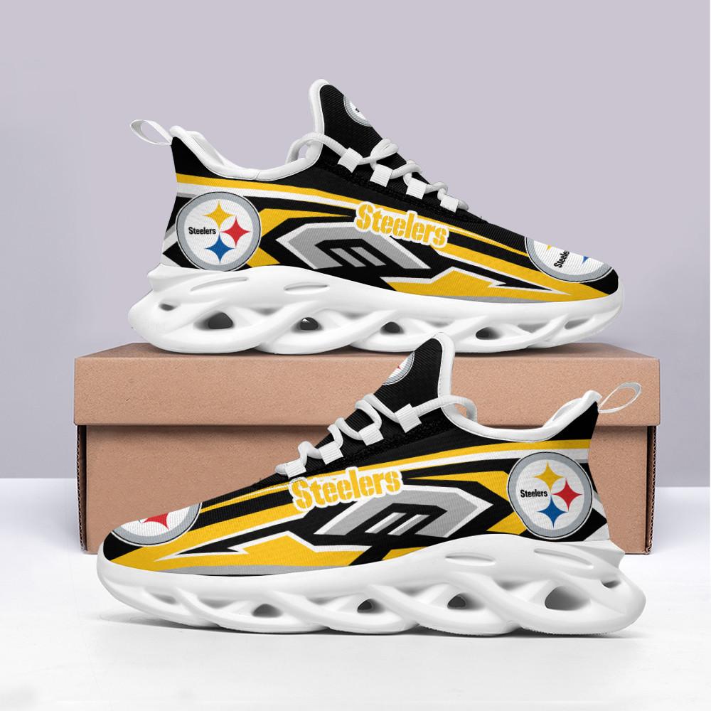 Ideafootwear Pittsburgh Steelers Max Soul Shoes Sneakers For Men And Women 50