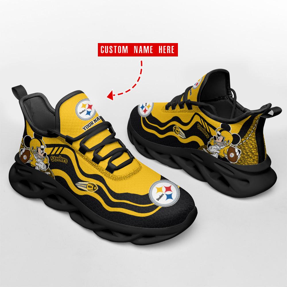 Ideafootwear Pittsburgh Steelers Max Soul Shoes Sneakers For Men And Women 117