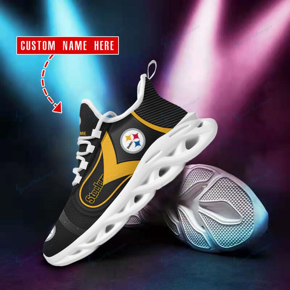 Ideafootwear Pittsburgh Steelers Max Soul Shoes Sneakers For Men And Women 104