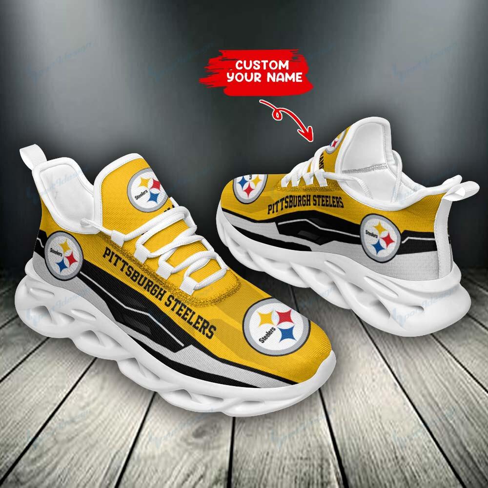 Ideafootwear Pittsburgh Steelers Max Soul Shoes Sneakers For Men And Women 105