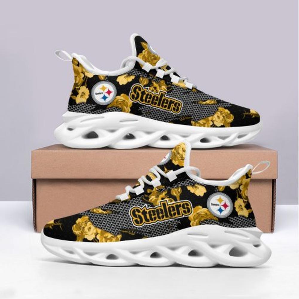 Ideafootwear Pittsburgh Steelers Max Soul Shoes Sneakers For Men And Women 118