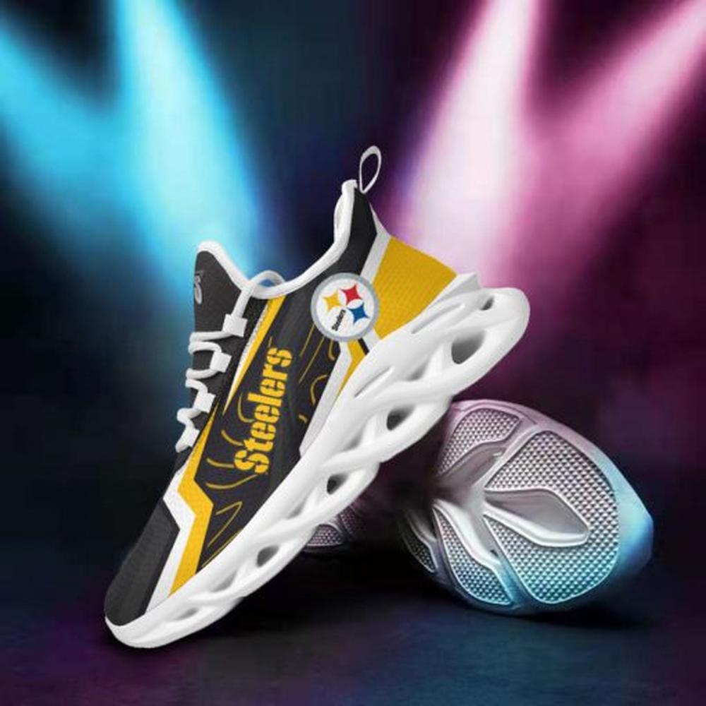 Ideafootwear Pittsburgh Steelers Max Soul Shoes Sneakers For Men And Women 172