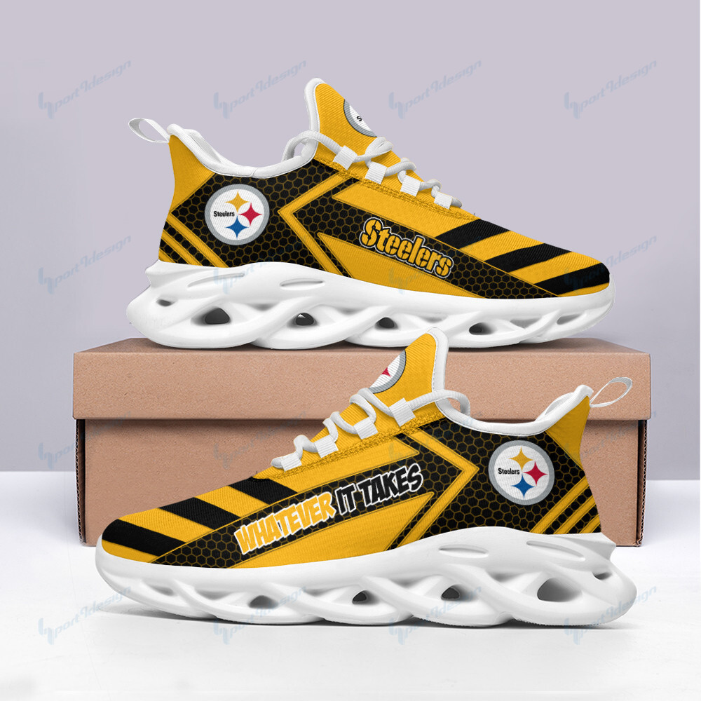 Ideafootwear Pittsburgh Steelers Max Soul Shoes Sneakers For Men And Women 59