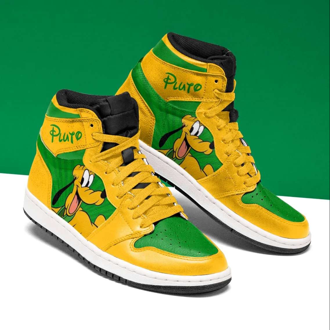 Ideafootwear Pluto Dog AJ1 High Sneakers Shoes For Men And Women 1