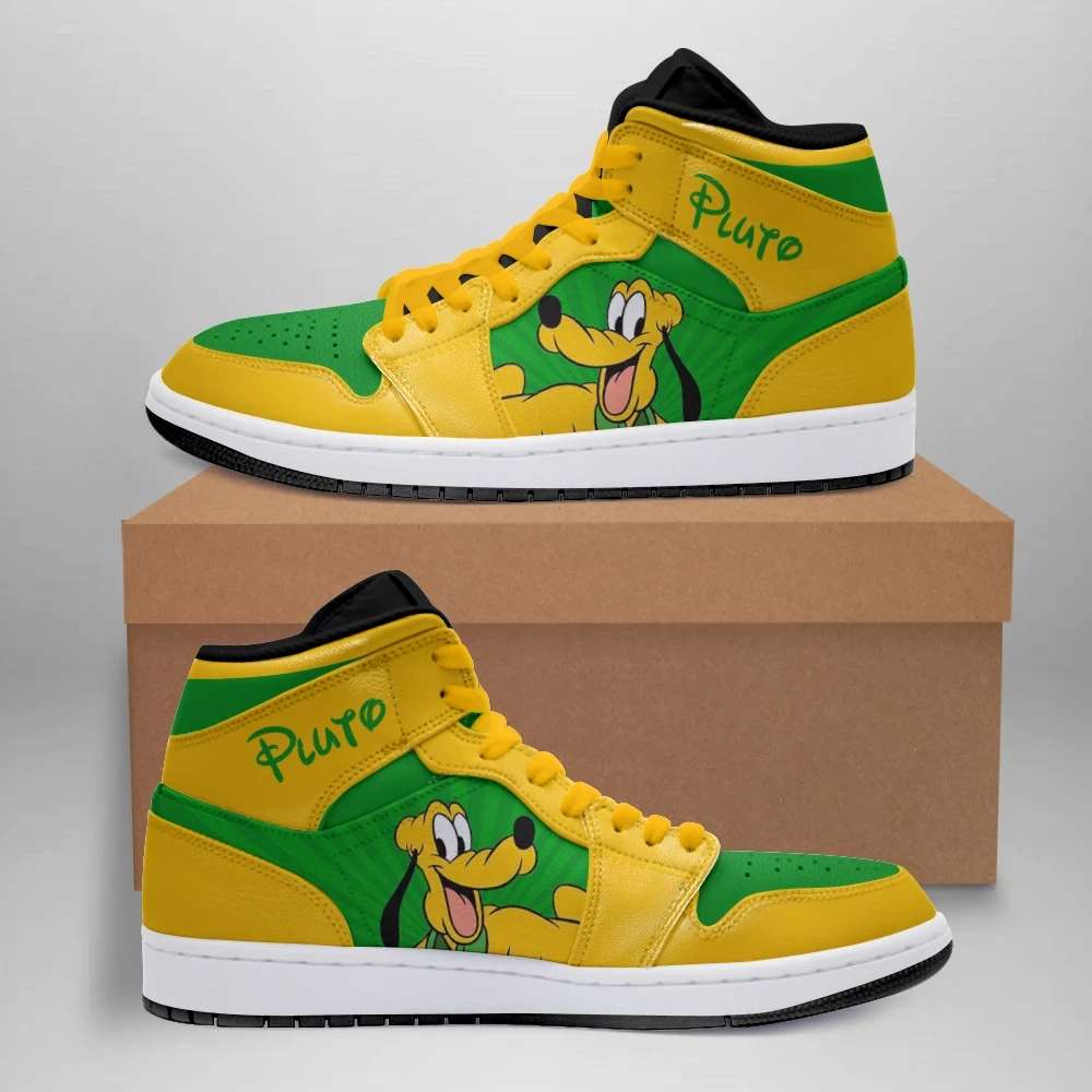 Ideafootwear Pluto Dog AJ1 High Sneakers Shoes For Men And Women 1