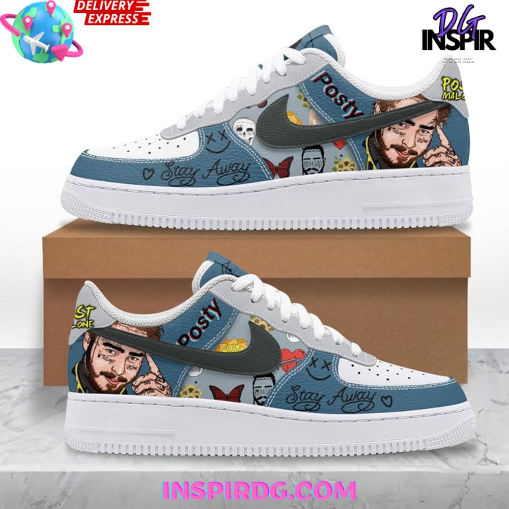 Ideafootwear Post Malone Air Low-Top Sneakers Shoes For Men And Women 7