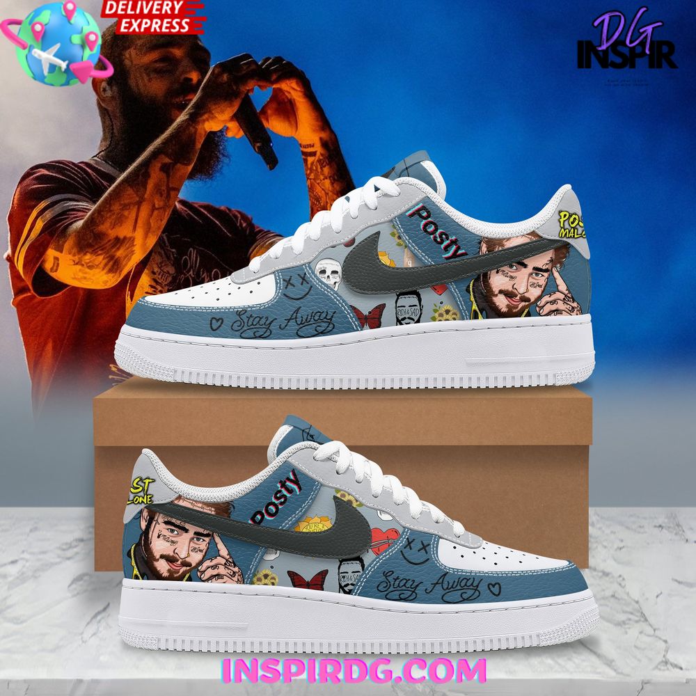 Ideafootwear Post Malone Air Low-Top Sneakers Shoes For Men And Women 7