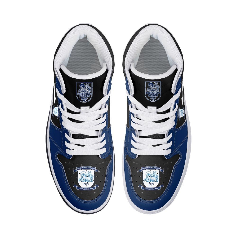 Ideafootwear Preston North End AJ1 High Sneakers Shoes For Men And Women 1