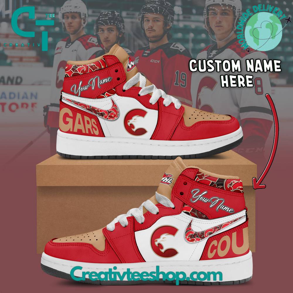 Ideafootwear Prince George Cougars AJ1 High Sneakers Shoes For Men And Women 1