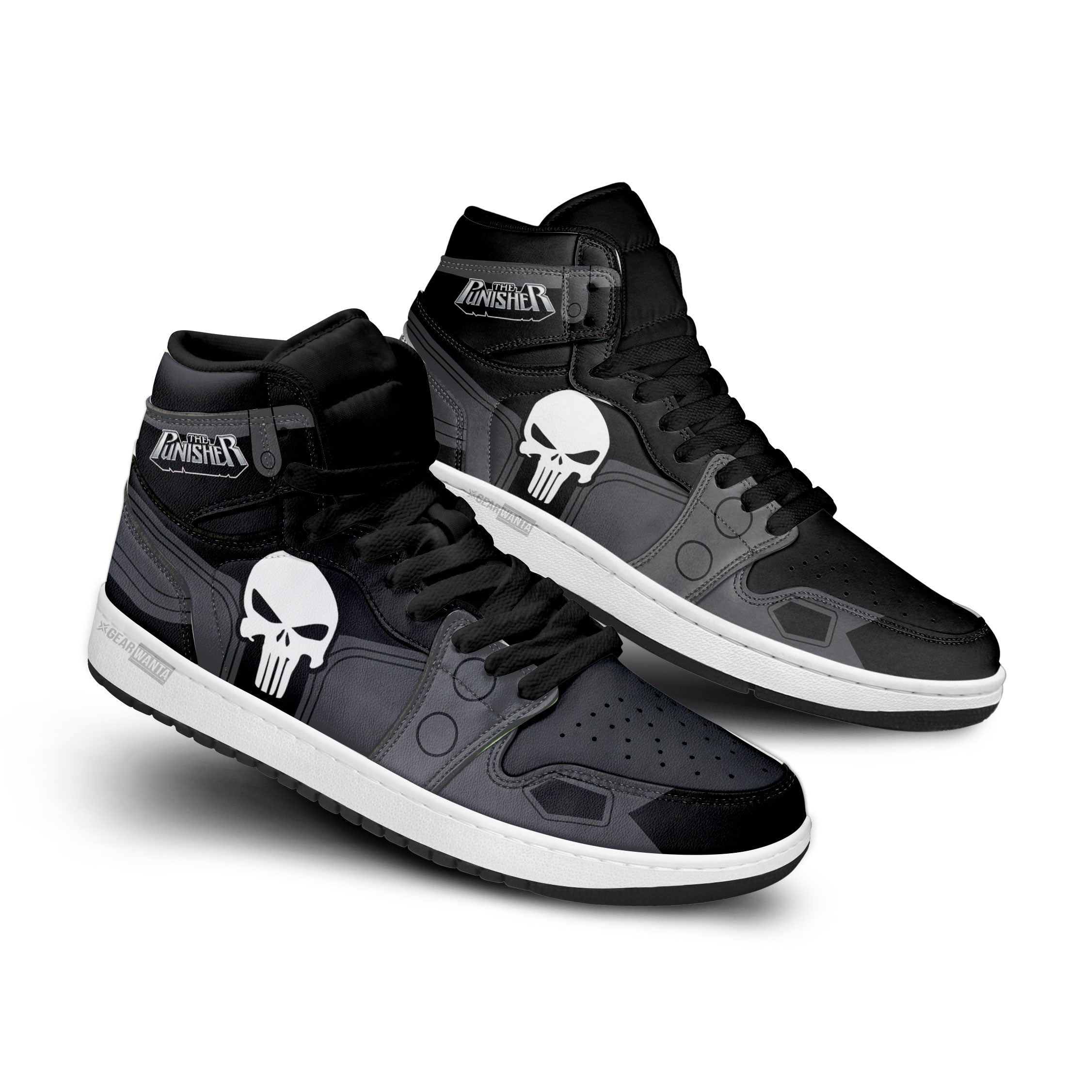 Ideafootwear Punisher AJ1 High Sneakers Shoes For Men And Women 1