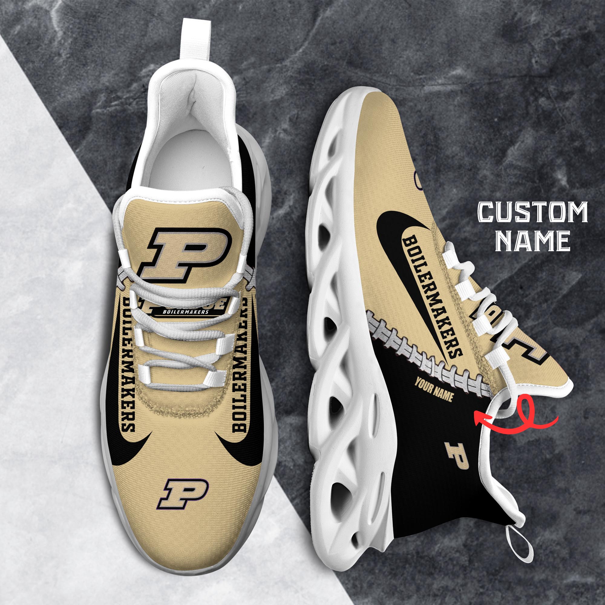 Ideafootwear Purdue Boilermakers Max Soul Shoes Sneakers For Men And Women 1