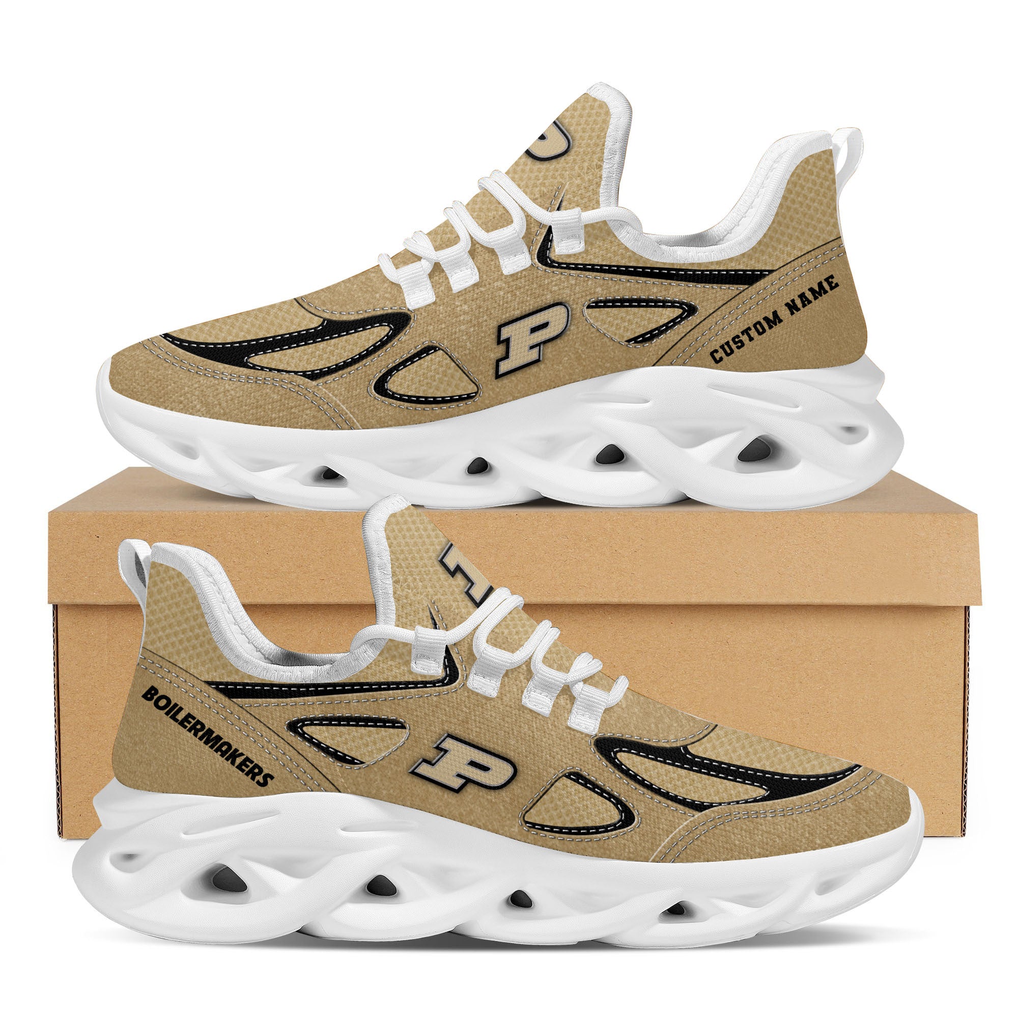 Ideafootwear Purdue Boilermakers Max Soul Shoes Sneakers For Men And Women 2