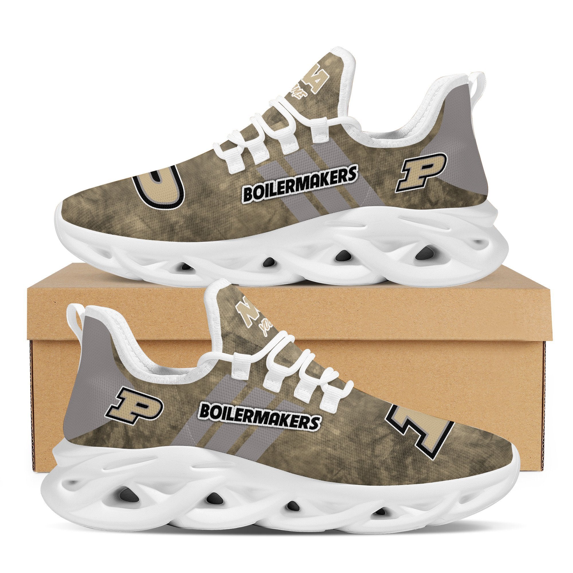 Ideafootwear Purdue Boilermakers Max Soul Shoes Sneakers For Men And Women 3