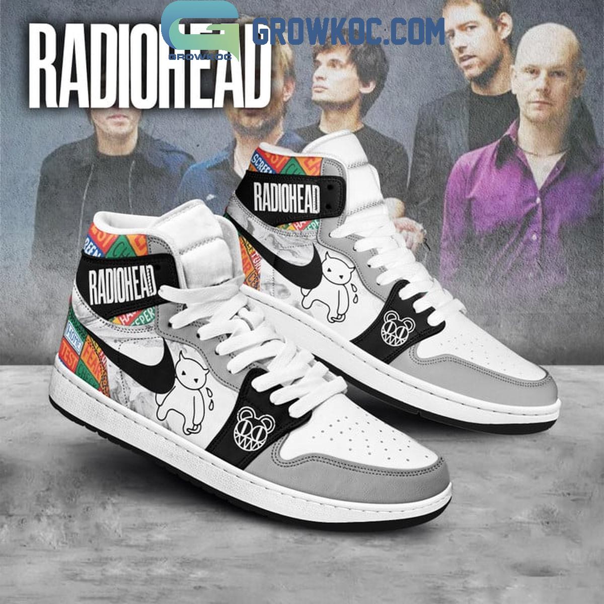 Ideafootwear Radiohead AJ1 High Sneakers Shoes For Men And Women 1