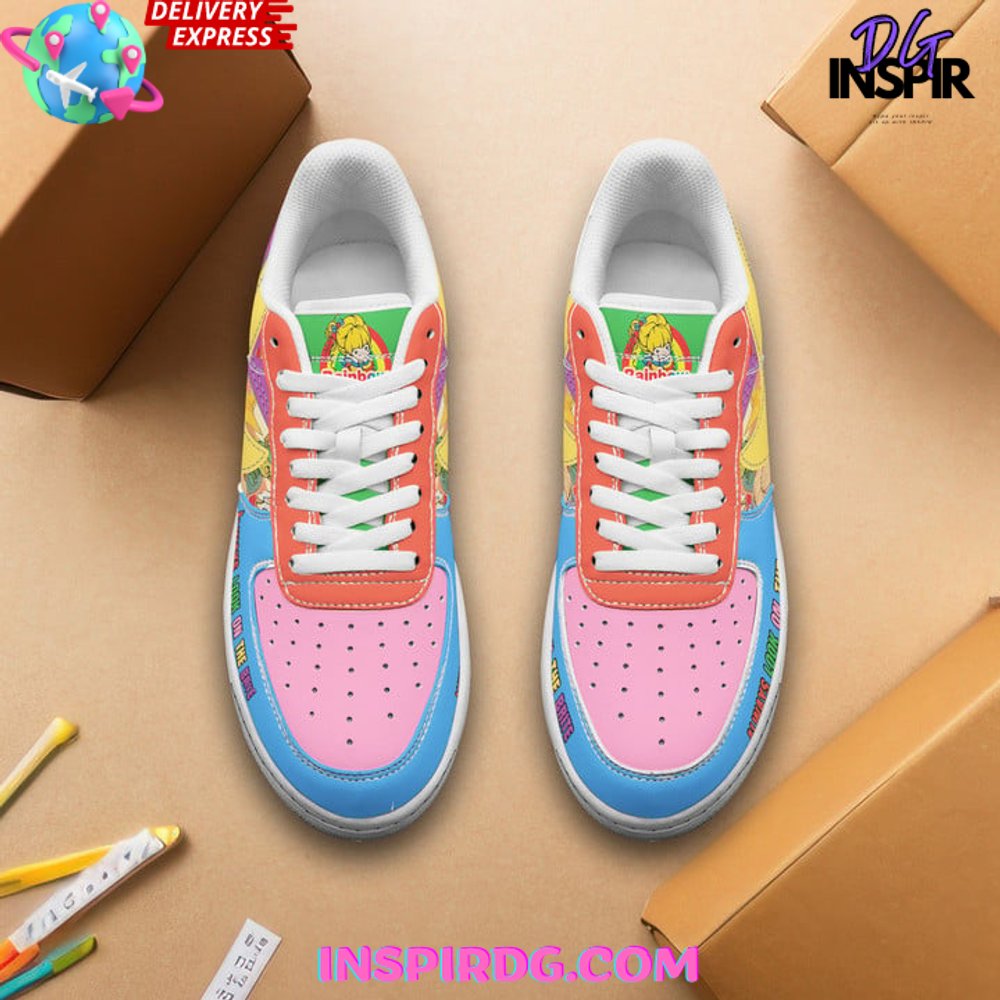 Ideafootwear Rainbow Brite Air Low-Top Sneakers Shoes For Men And Women 1