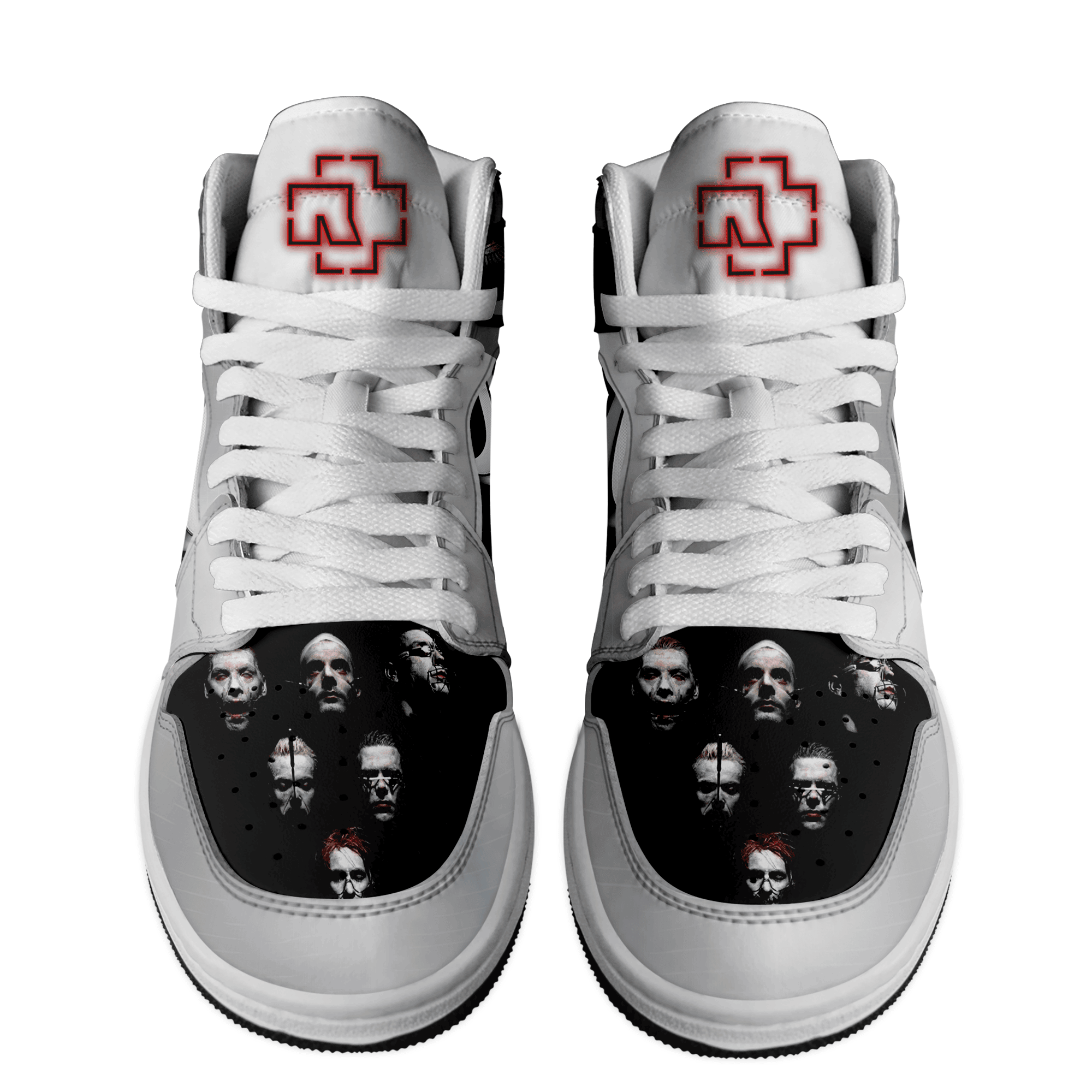 Ideafootwear Rammstein AJ1 High Sneakers Shoes For Men And Women 1
