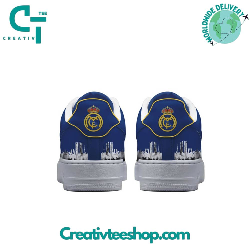 Ideafootwear Real Madrid Hala Madrid Air Low-Top Sneakers Shoes For Men And Women 1