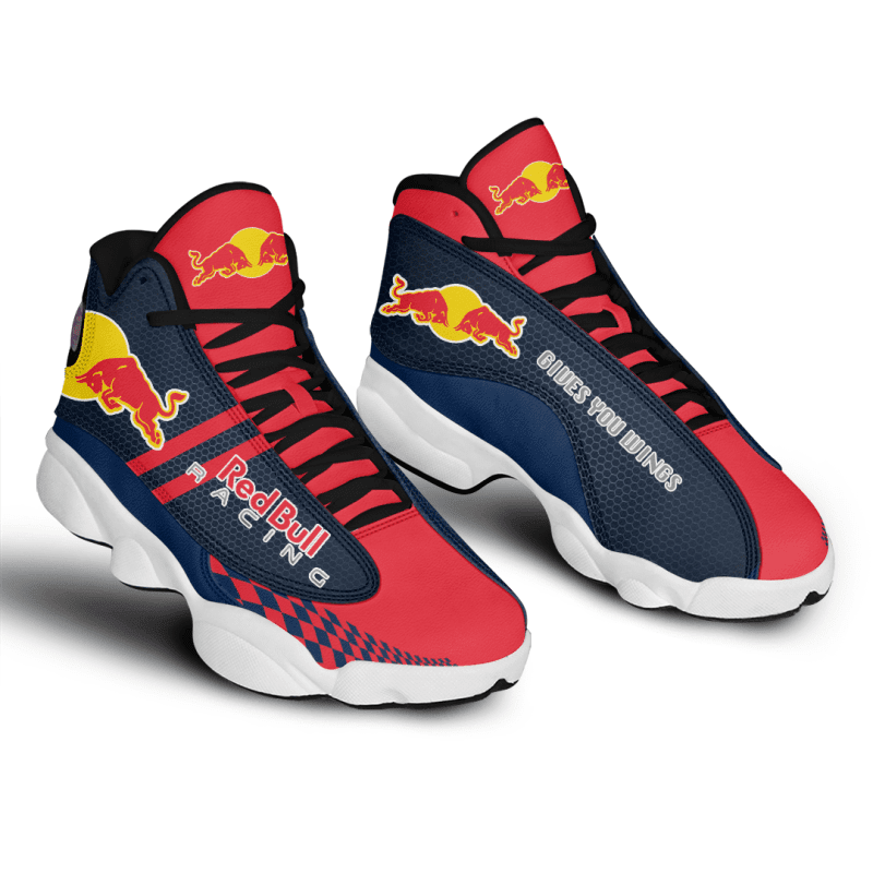Ideafootwear Red Bull Racing AJ13 Sneakers Shoes For Men And Women 2