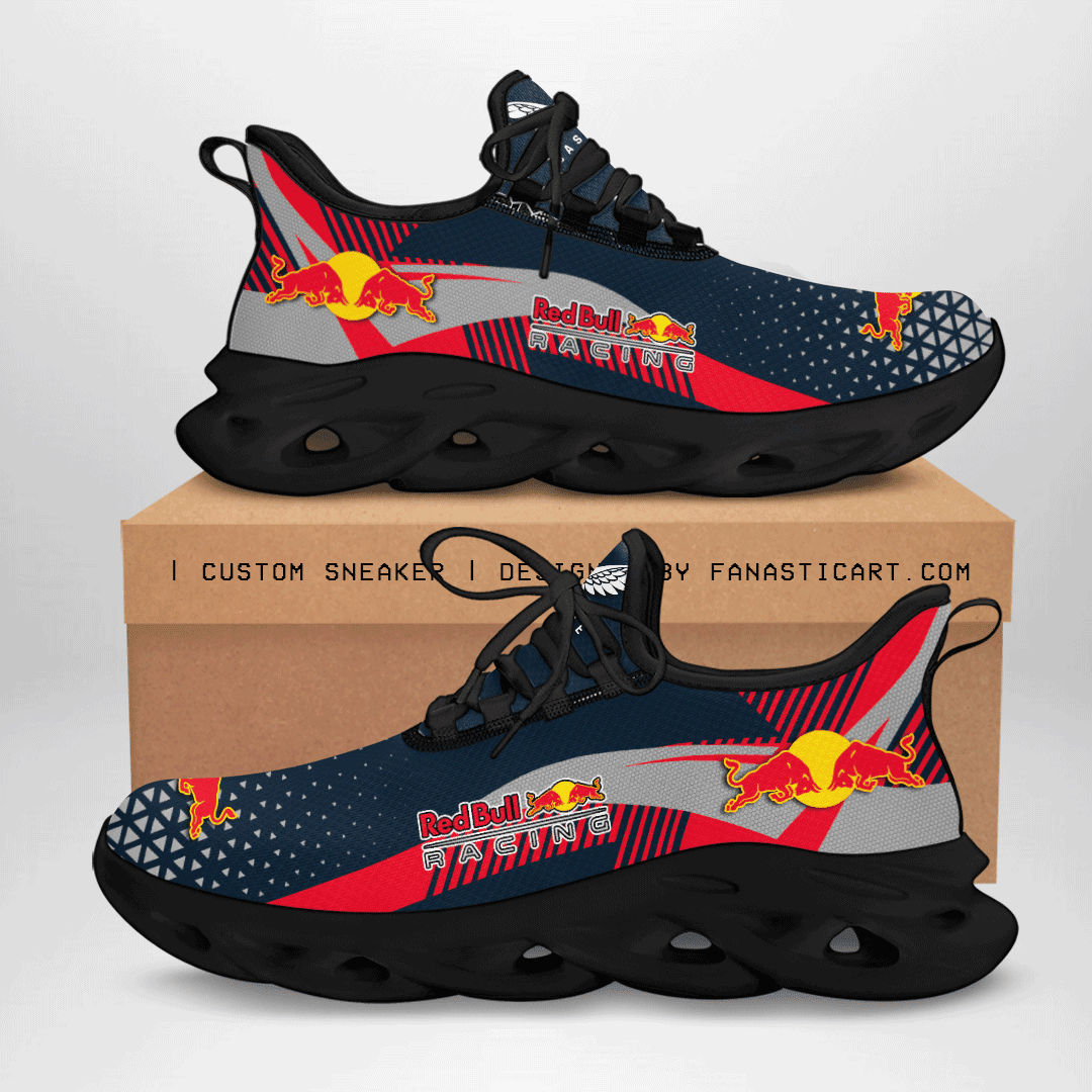 Ideafootwear Red Bull Racing Max Soul Shoes Sneakers For Men And Women 6