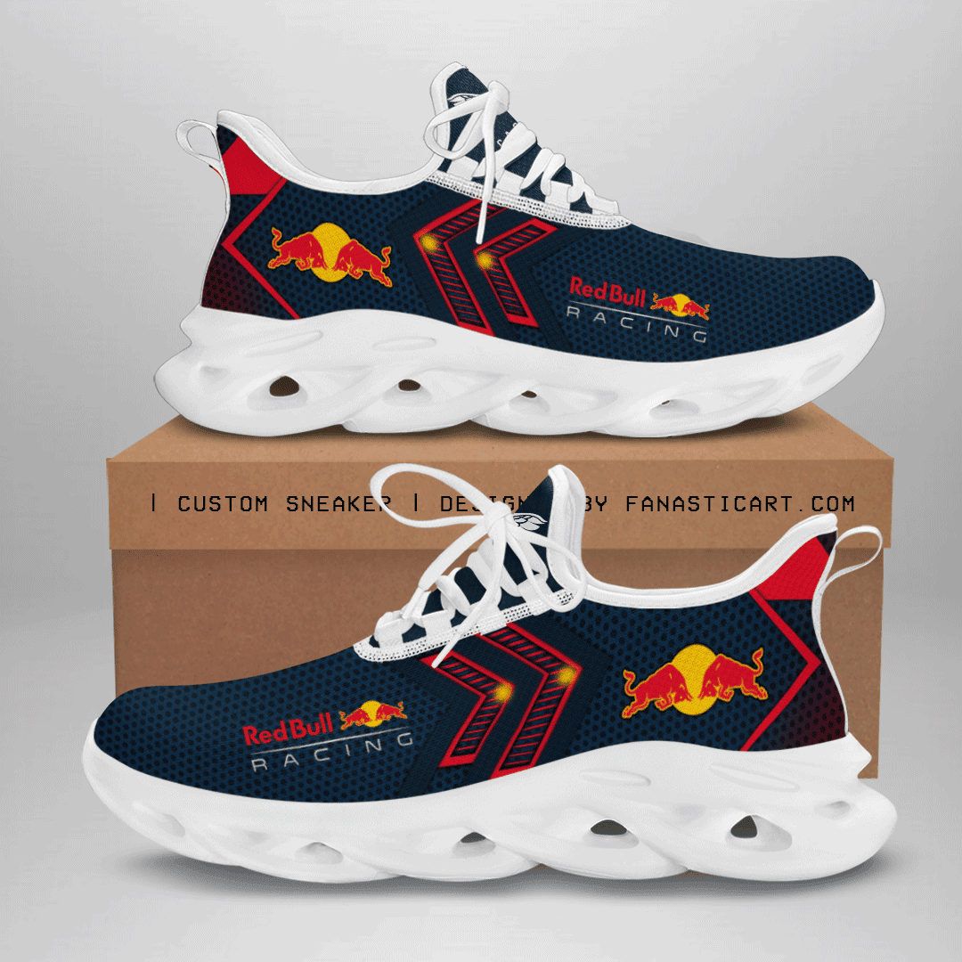 Ideafootwear Red Bull Racing Max Soul Shoes Sneakers For Men And Women 1