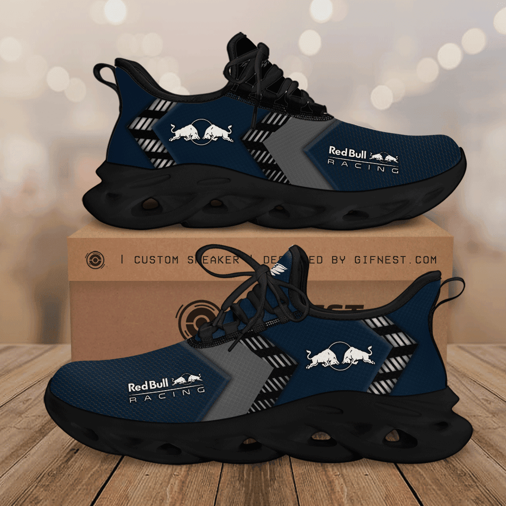 Ideafootwear Red Bull Racing Max Soul Shoes Sneakers For Men And Women 5