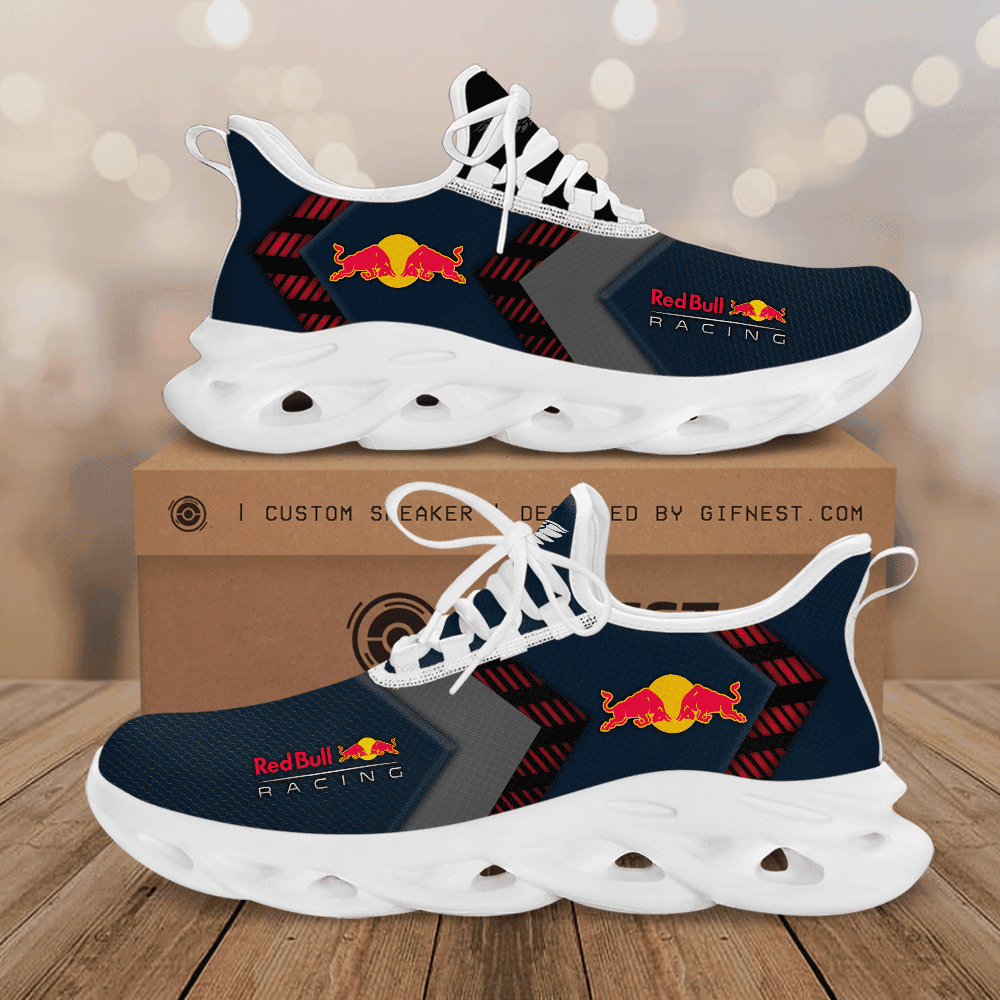 Ideafootwear Red Bull Racing Max Soul Shoes Sneakers For Men And Women 27
