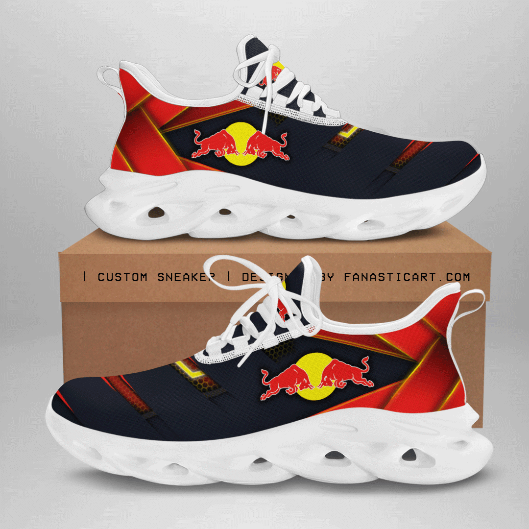 Ideafootwear Red Bull Racing Max Soul Shoes Sneakers For Men And Women 14