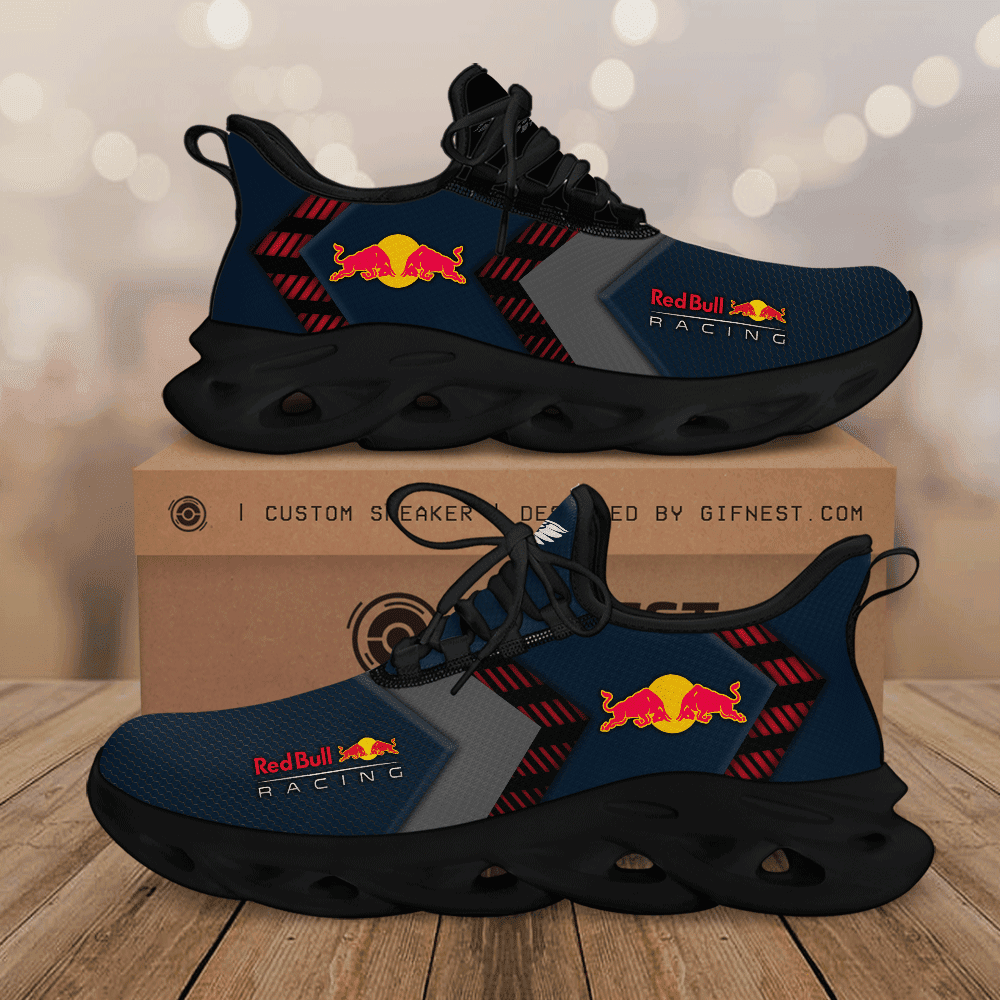 Ideafootwear Red Bull Racing Max Soul Shoes Sneakers For Men And Women 27