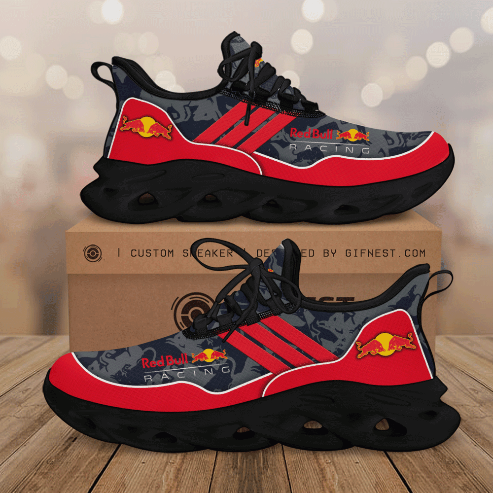 Ideafootwear Red Bull Racing Max Soul Shoes Sneakers For Men And Women 11