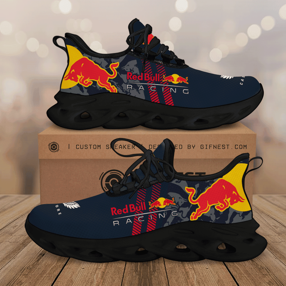 Ideafootwear Red Bull Racing Max Soul Shoes Sneakers For Men And Women 7
