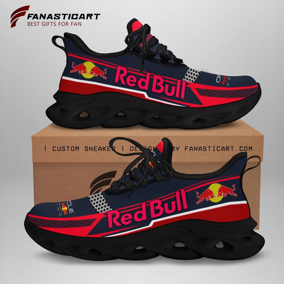 Ideafootwear Red Bull Racing Max Soul Shoes Sneakers For Men And Women 34
