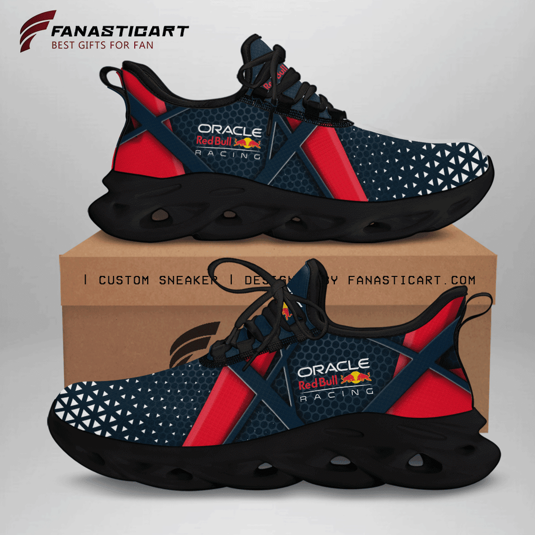 Ideafootwear Red Bull Racing Max Soul Shoes Sneakers For Men And Women 33