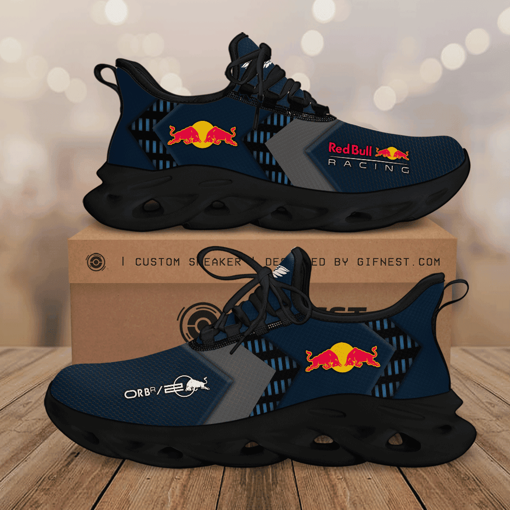 Ideafootwear Red Bull Racing Max Soul Shoes Sneakers For Men And Women 47