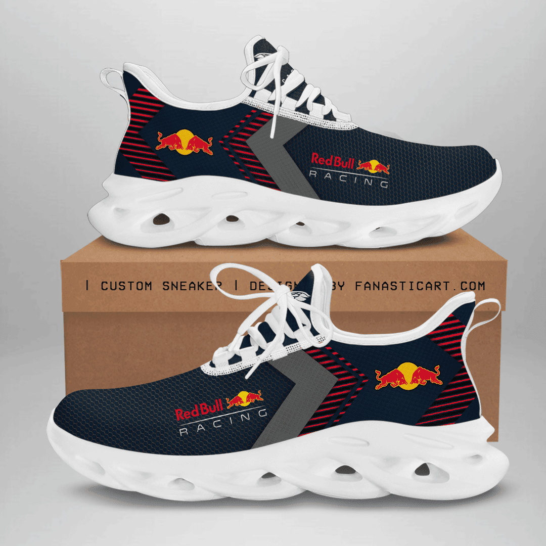 Ideafootwear Red Bull Racing Max Soul Shoes Sneakers For Men And Women 13