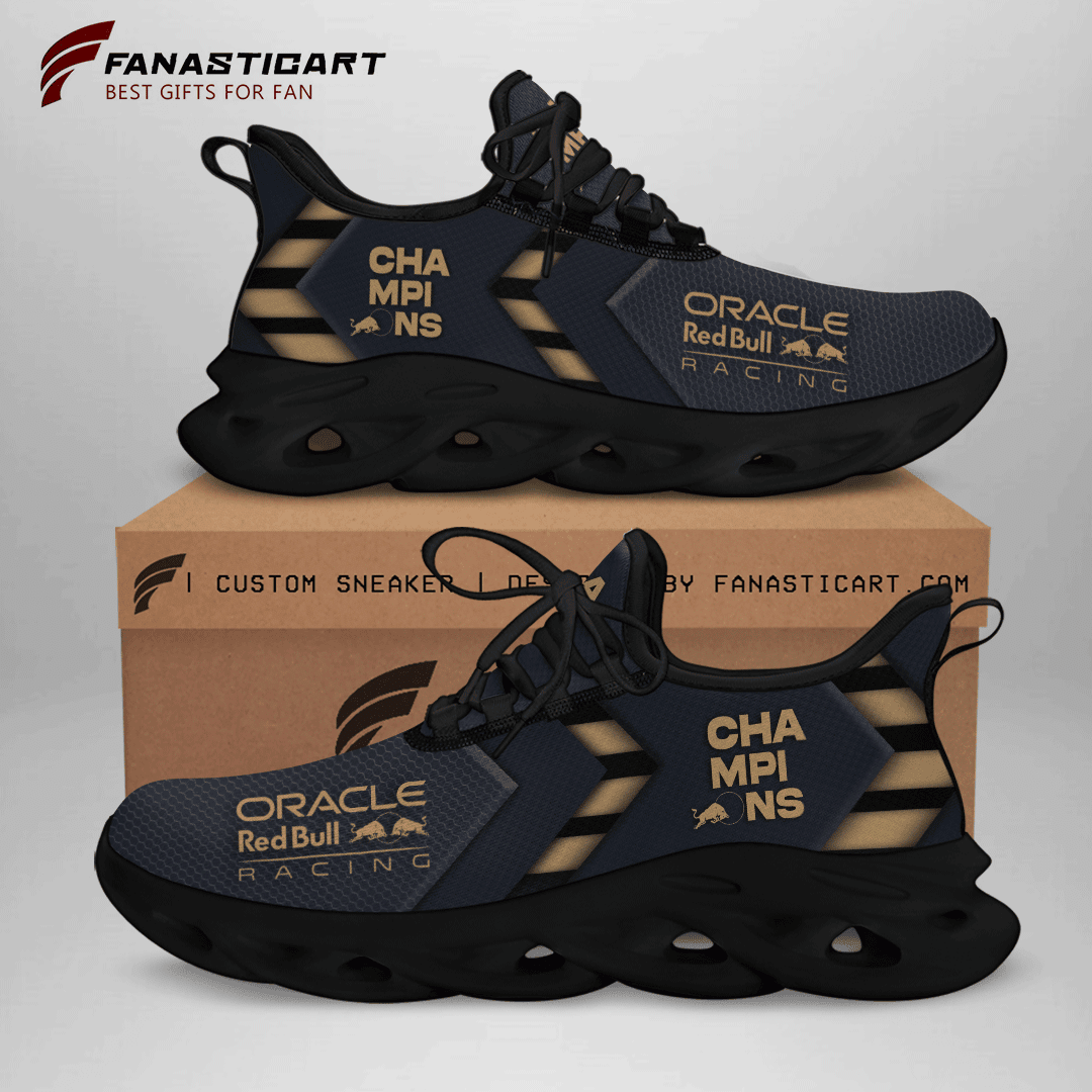 Ideafootwear Red Bull Racing Max Soul Shoes Sneakers For Men And Women 18