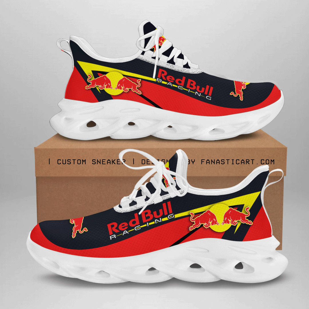 Ideafootwear Red Bull Racing Max Soul Shoes Sneakers For Men And Women 42