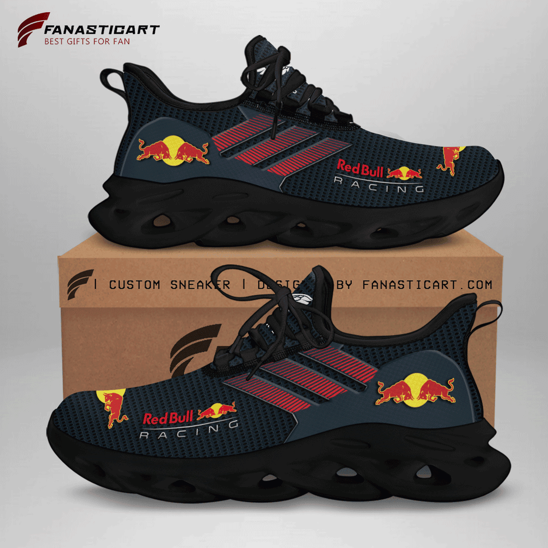 Ideafootwear Red Bull Racing Max Soul Shoes Sneakers For Men And Women 38