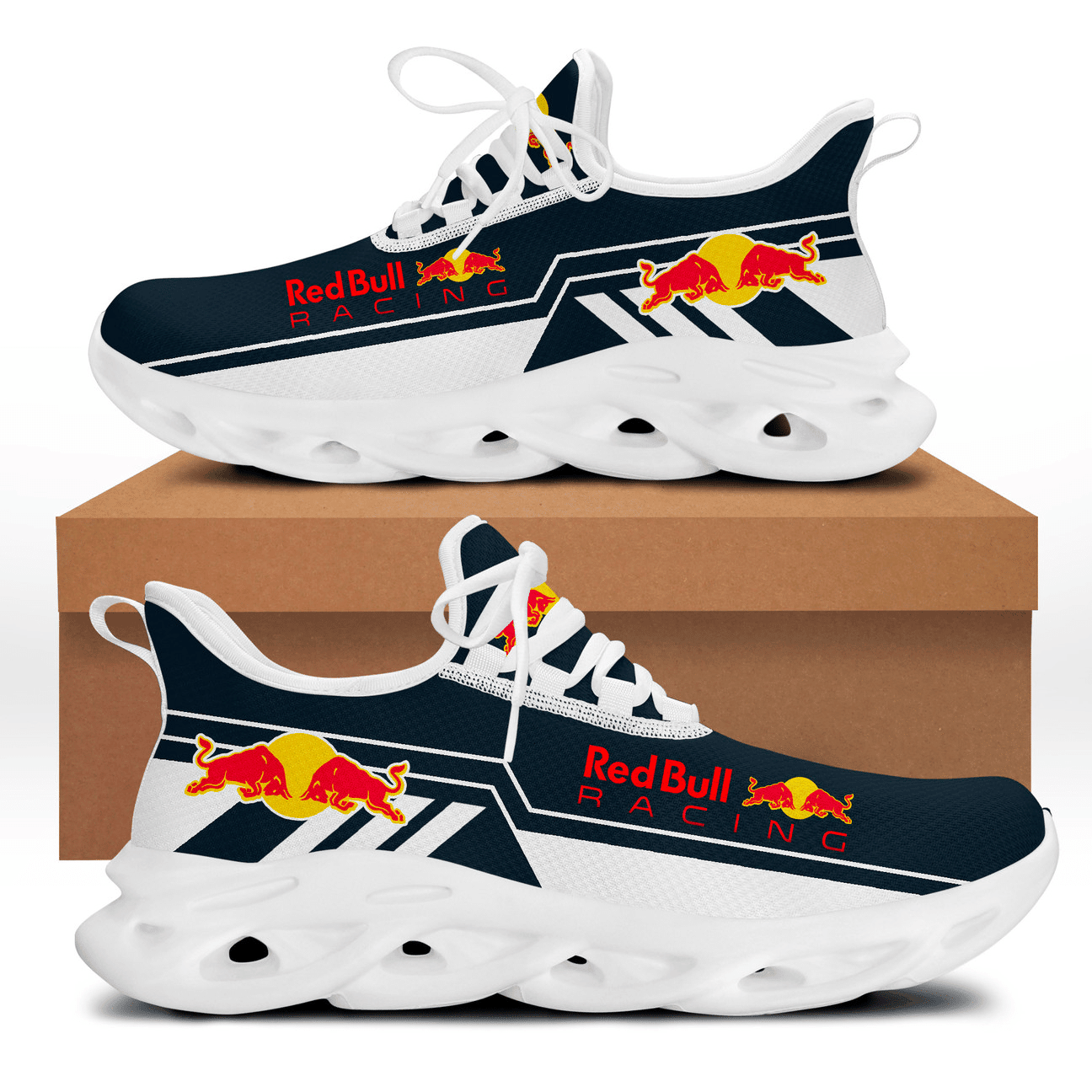 Ideafootwear Red Bull Racing Max Soul Shoes Sneakers For Men And Women 29