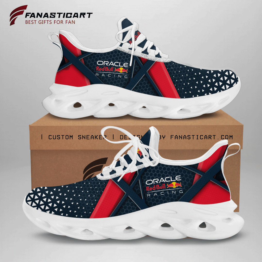 Ideafootwear Red Bull Racing Max Soul Shoes Sneakers For Men And Women 33
