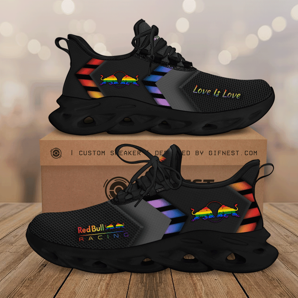 Ideafootwear Red Bull Racing Max Soul Shoes Sneakers For Men And Women 12