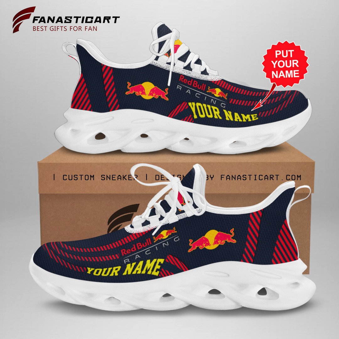 Ideafootwear Red Bull Racing Max Soul Shoes Sneakers For Men And Women 50