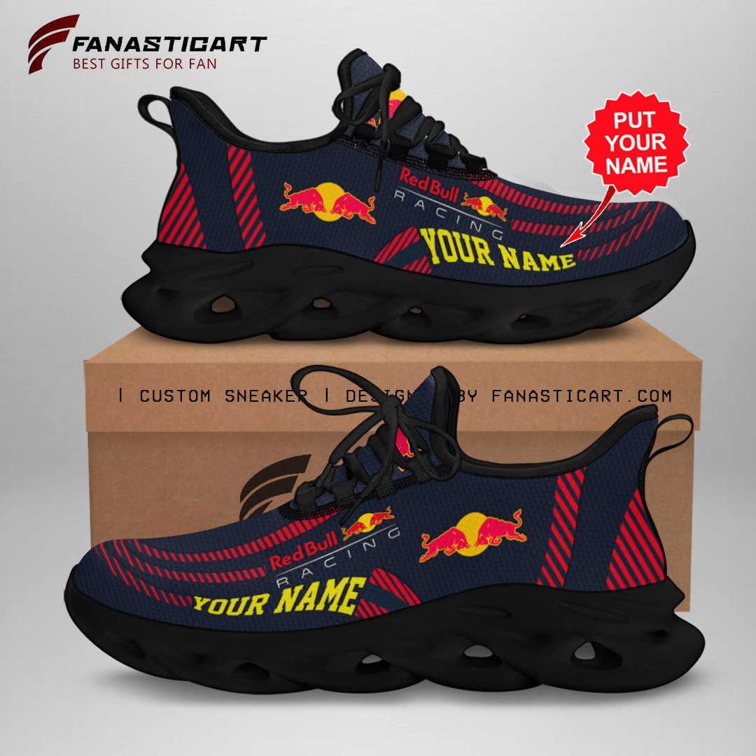 Ideafootwear Red Bull Racing Max Soul Shoes Sneakers For Men And Women 50