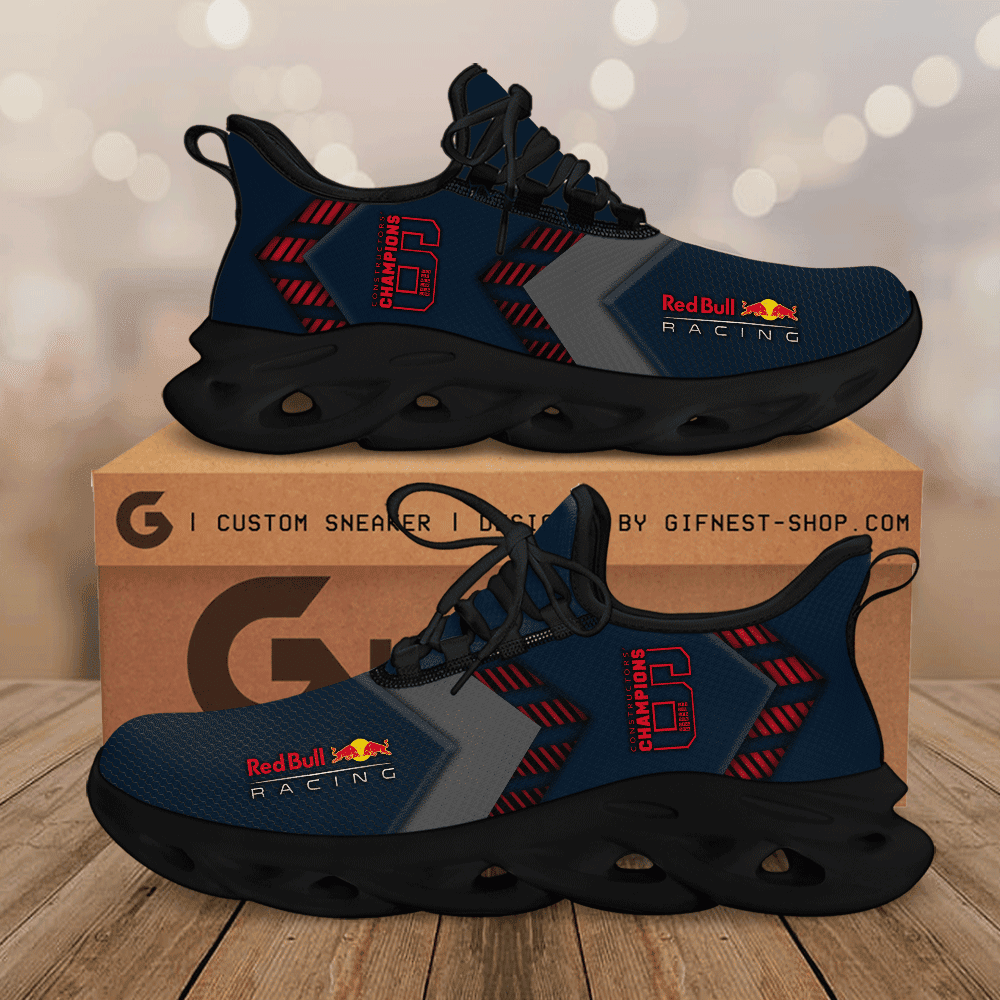 Ideafootwear Red Bull Racing Max Soul Shoes Sneakers For Men And Women 43