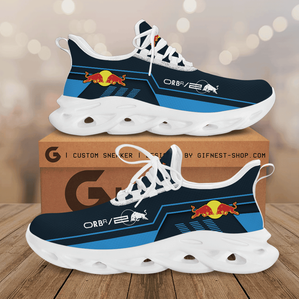Ideafootwear Red Bull Racing Max Soul Shoes Sneakers For Men And Women 48