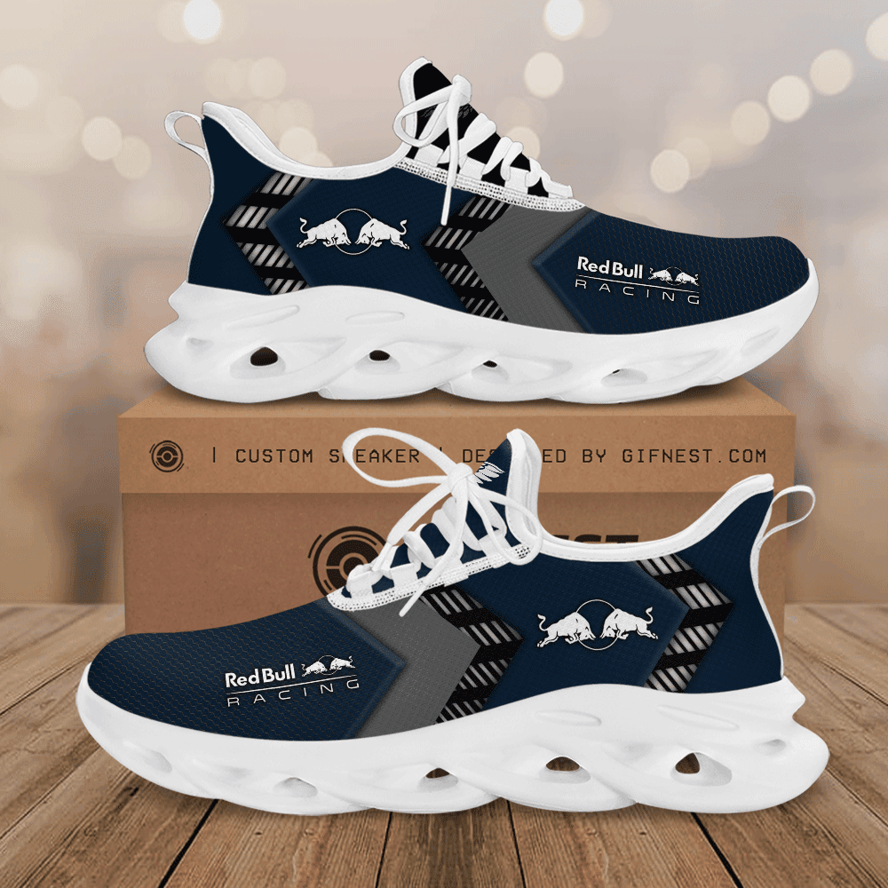 Ideafootwear Red Bull Racing Max Soul Shoes Sneakers For Men And Women 5