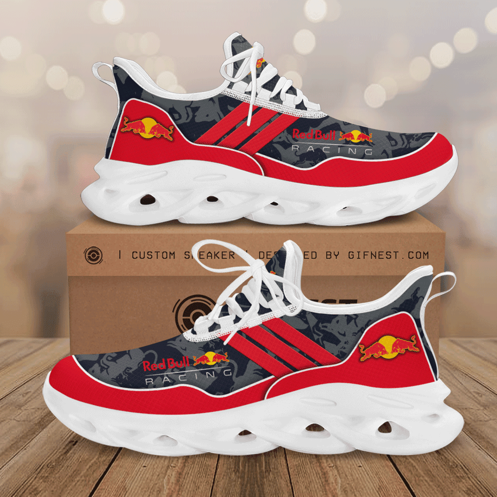 Ideafootwear Red Bull Racing Max Soul Shoes Sneakers For Men And Women 11