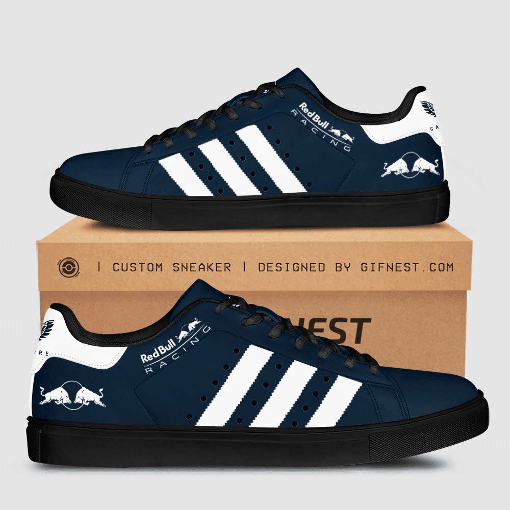 Ideafootwear Red Bull Racing Skate Stan Shoes Sneakes For Men And Women 26